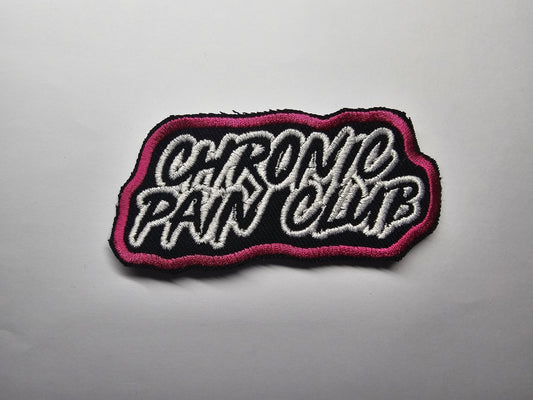 Chronic Pain Club Embroidered Patch