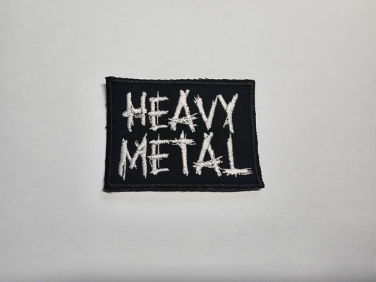 Heavy Metal Embroidered Patch