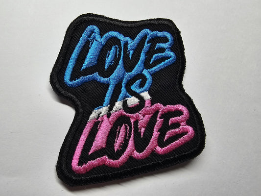 Love is Love Trans Embroidered Patch