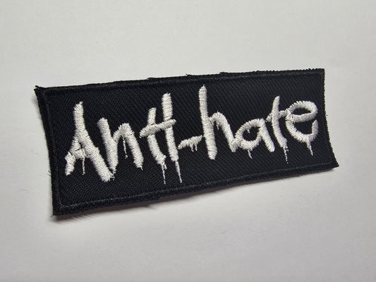 Anti Hate Graffiti Style Embroidered Patch Equality and Politics