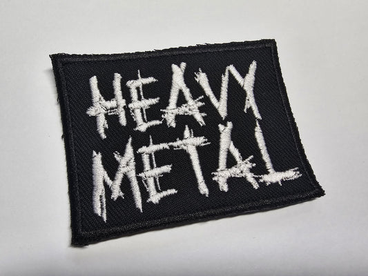 Heavy Metal Embroidered Patch