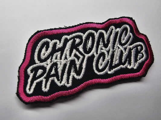 Chronic Pain Club Embroidered Patch