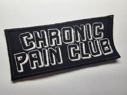 Chronic Pain Club Embroidered Patch