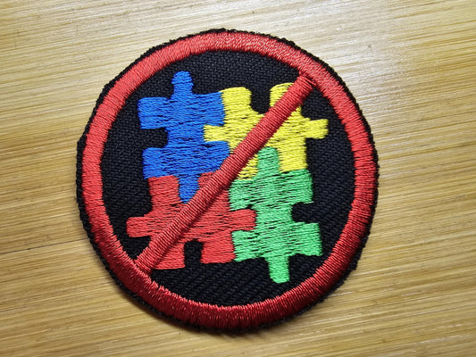 Autism Patch Anti Puzzle Piece