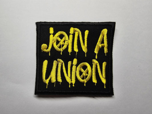 Join a Union Embroidered Patch