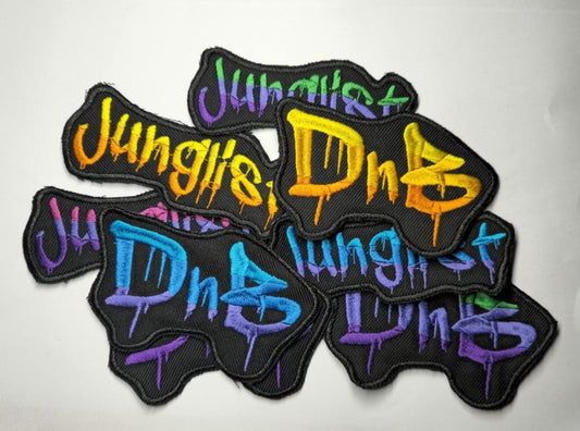 Drum and Bass Junglist Embroidered Patch