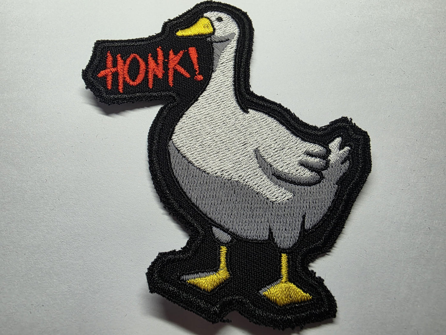 HONK! Chaotic Goose Embroidered Patch | Funny Meme Animal