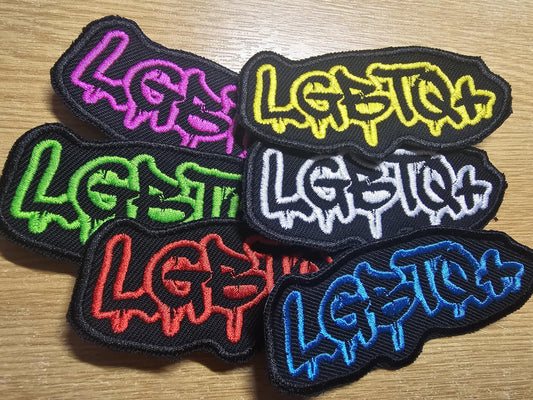 LGBTQ+ Graffiti Embroidered Patch for Pride