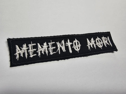 Memento Mori Embroidered Patch
