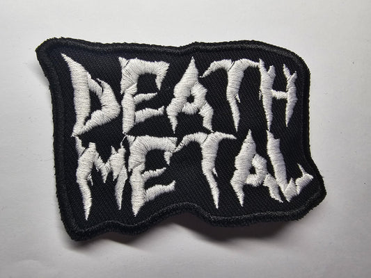 Death Metal Embroidered Patch Battle Jacket