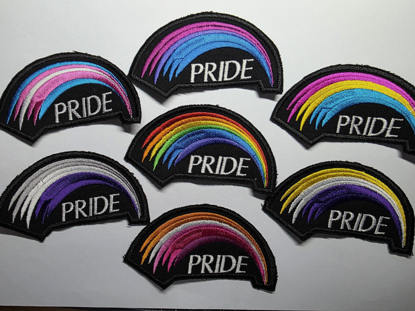 Pride Rainbows Trans, Bisexual, Lesbian, Asexual, Non-Binary and Pansexual Flags For LGBTQ+ Patch Enthusiasts