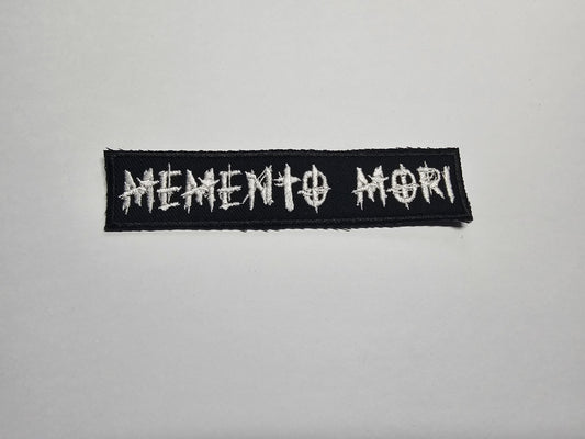 Memento Mori Embroidered Patch