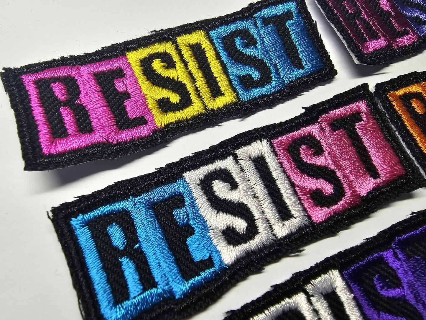 Resist Pride Flags Embroidered Patch