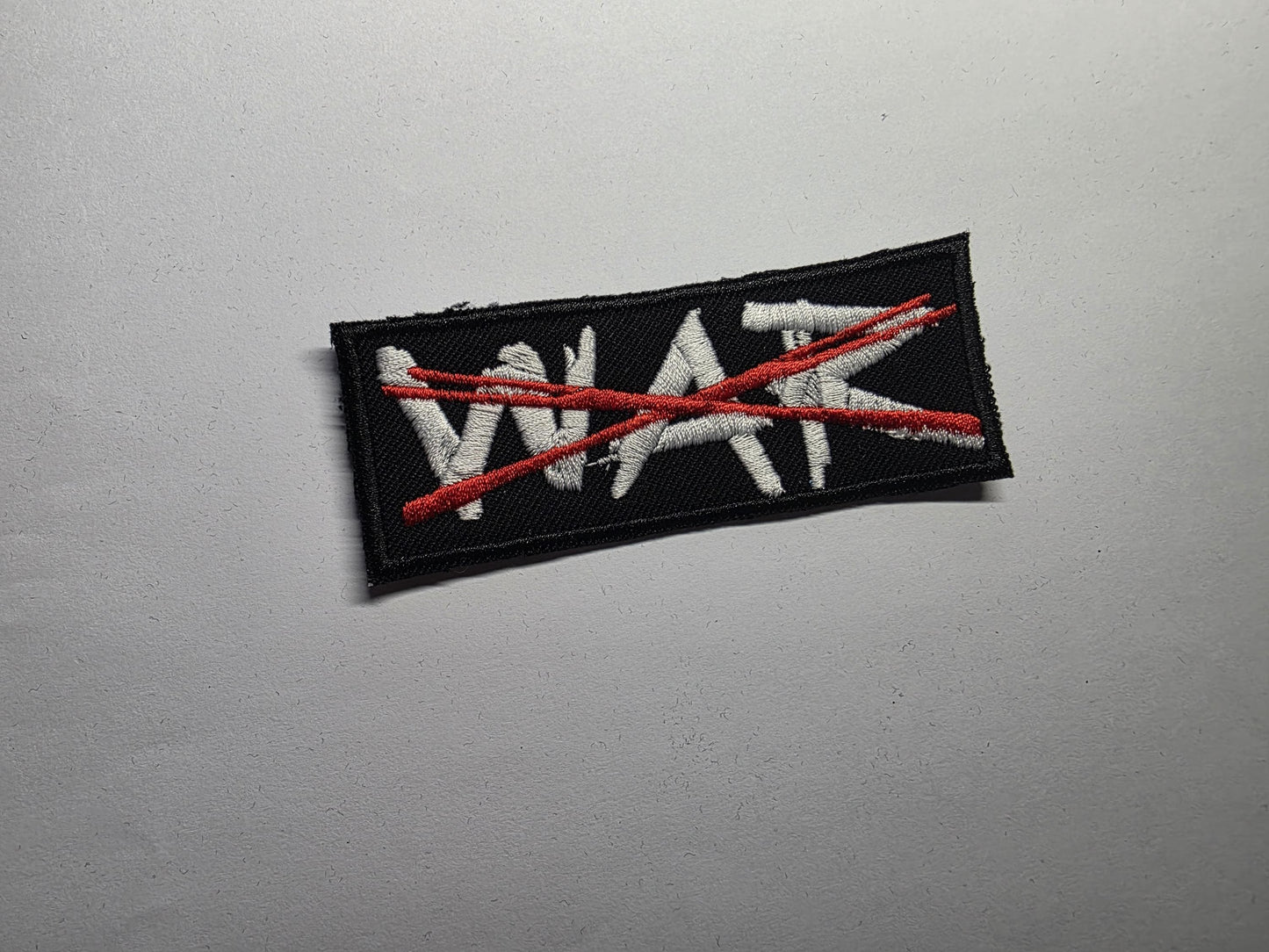 Anti-War Embroidered Patch Protesting Against the War