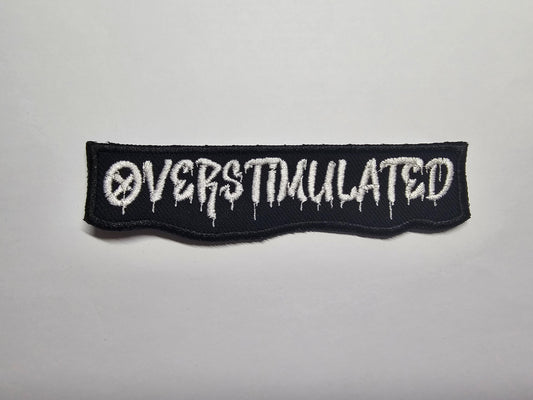 Overstimulated Introvert Neurodiverse Personal Space Embroidered Patch