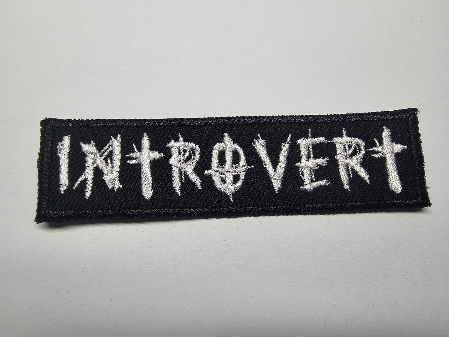 Introvert Neurodivergent Embroidered Badge