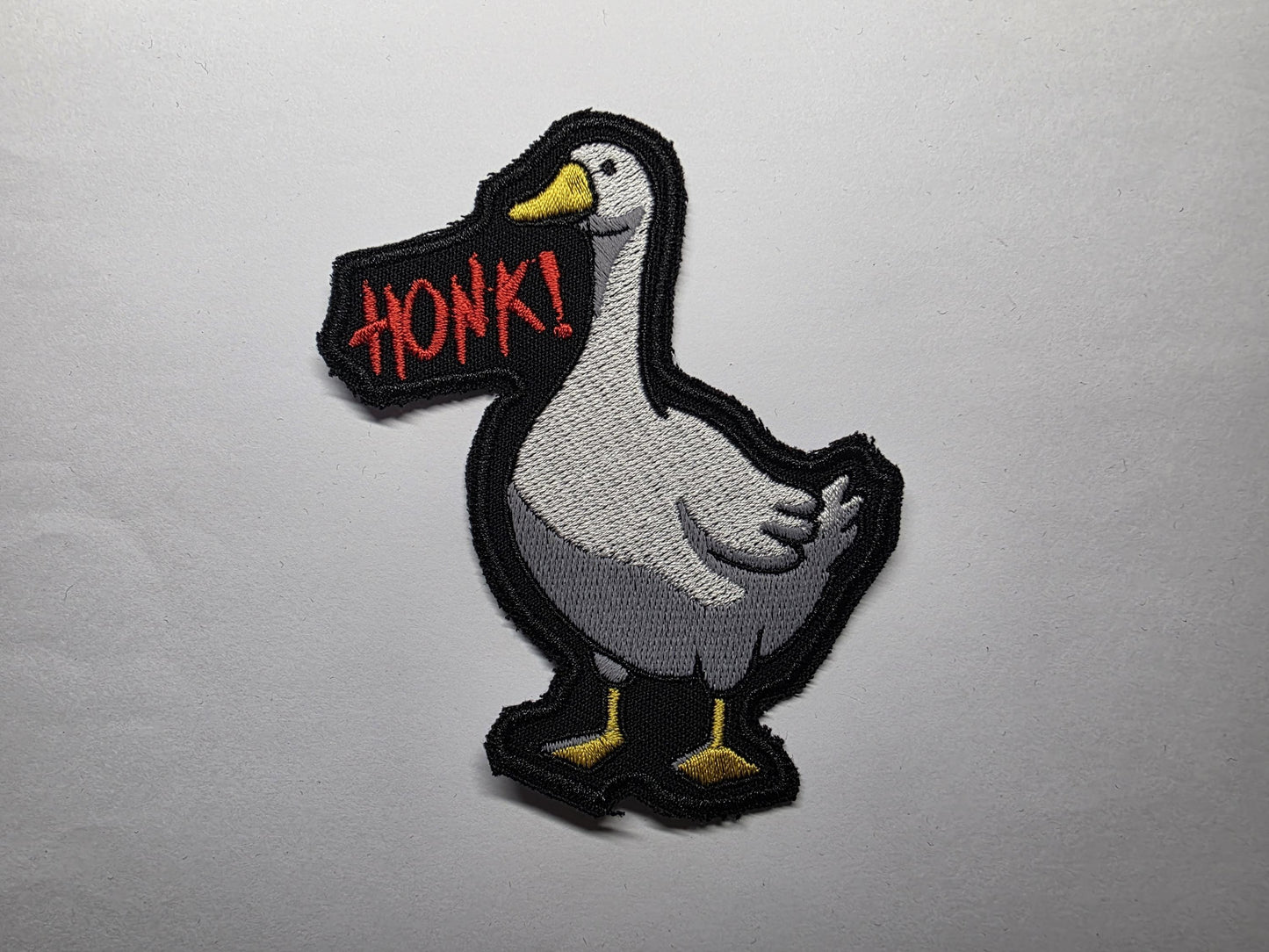 HONK! Chaotic Goose Embroidered Patch | Funny Meme Animal