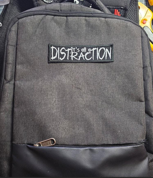 It's All a Distraction Iron on Embroidered Patch Politics Leftist Patches