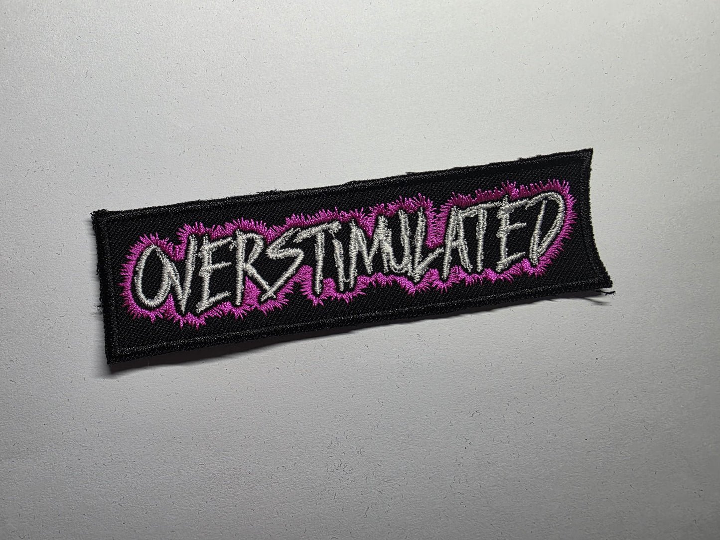 Overstimulated Introvert Neurodiverse Personal Space Embroidered Patch