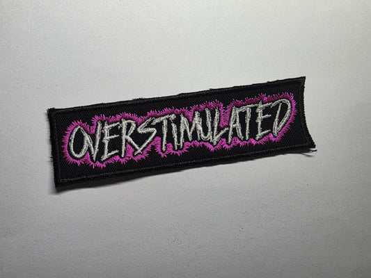 Overstimulated Introvert Neurodiverse Personal Space Embroidered Patch