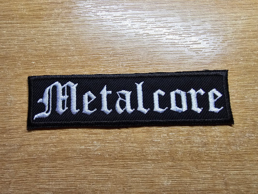 Metalcore Embroidered Patch Metal Breakdown Emo
