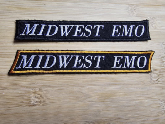 Midwest Emo Embroidered Patch