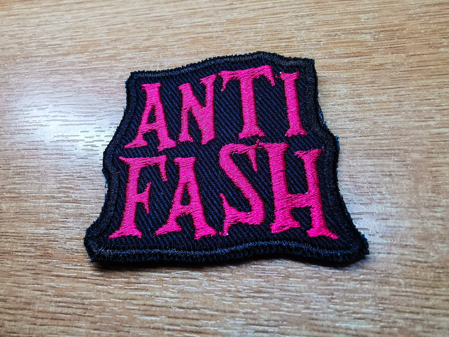 Anti Fash Antifacist Embroidered Patch Politics Punk