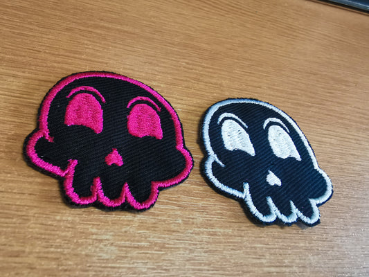 Cute Punk Skulls Embroidered Patch Artwork