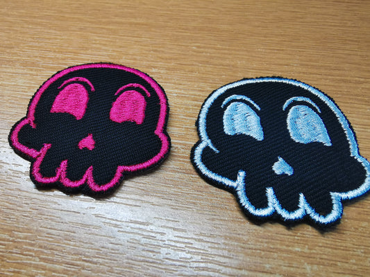 Cute Punk Skulls Embroidered Patch Artwork