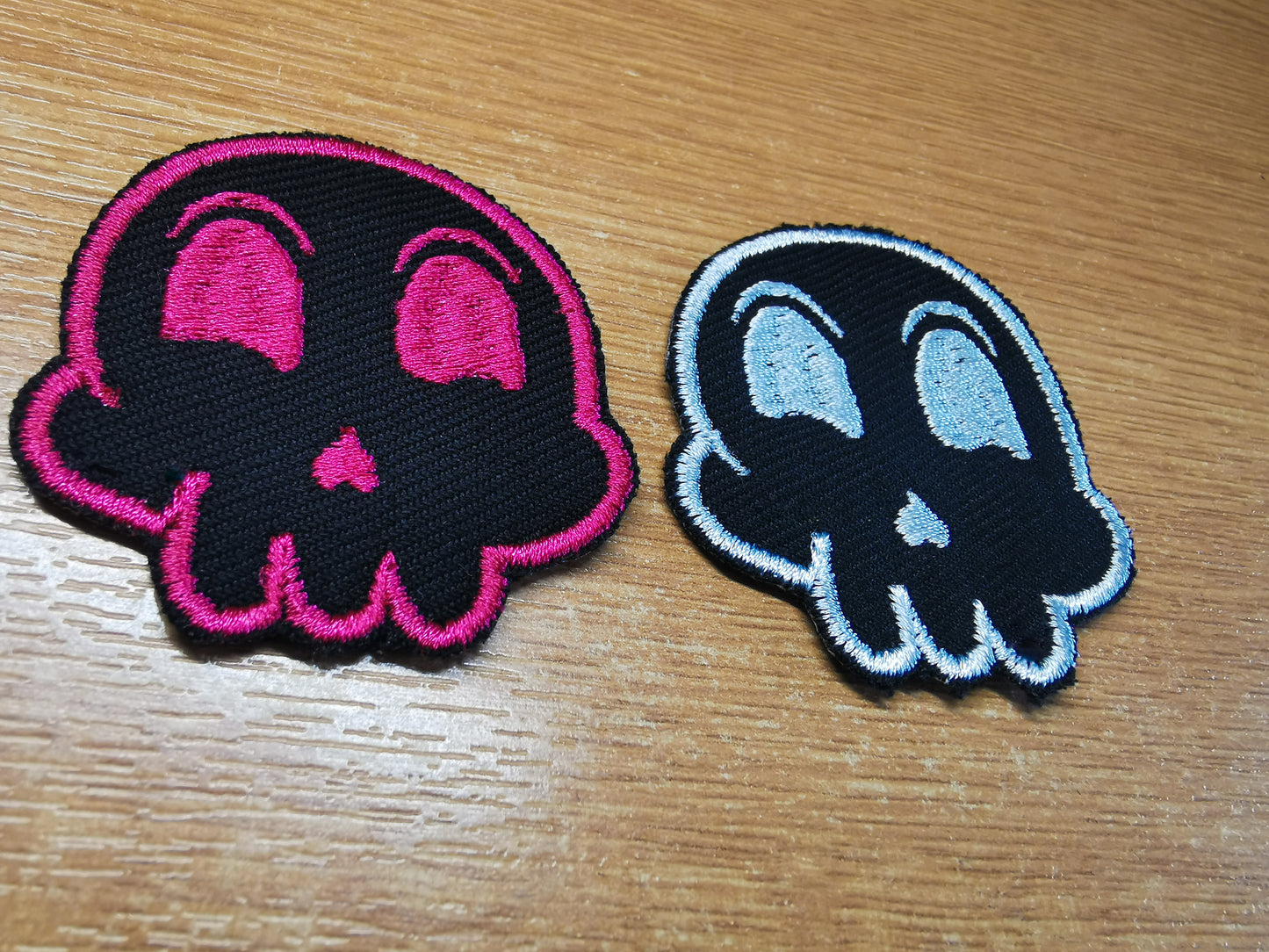 Cute Punk Skulls Embroidered Patch Artwork