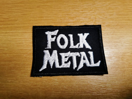 Folk Metal Embroidered Patch
