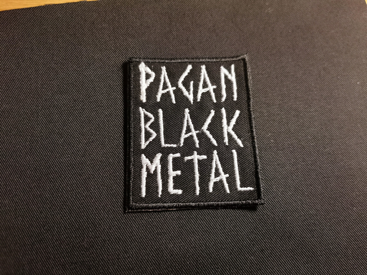 Pagan Black Metal Embroidered Patch