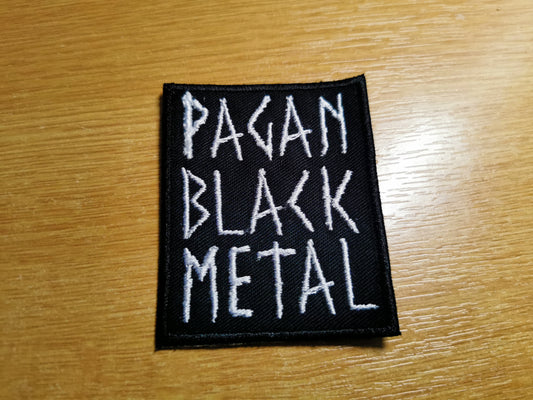 Pagan Black Metal Embroidered Patch