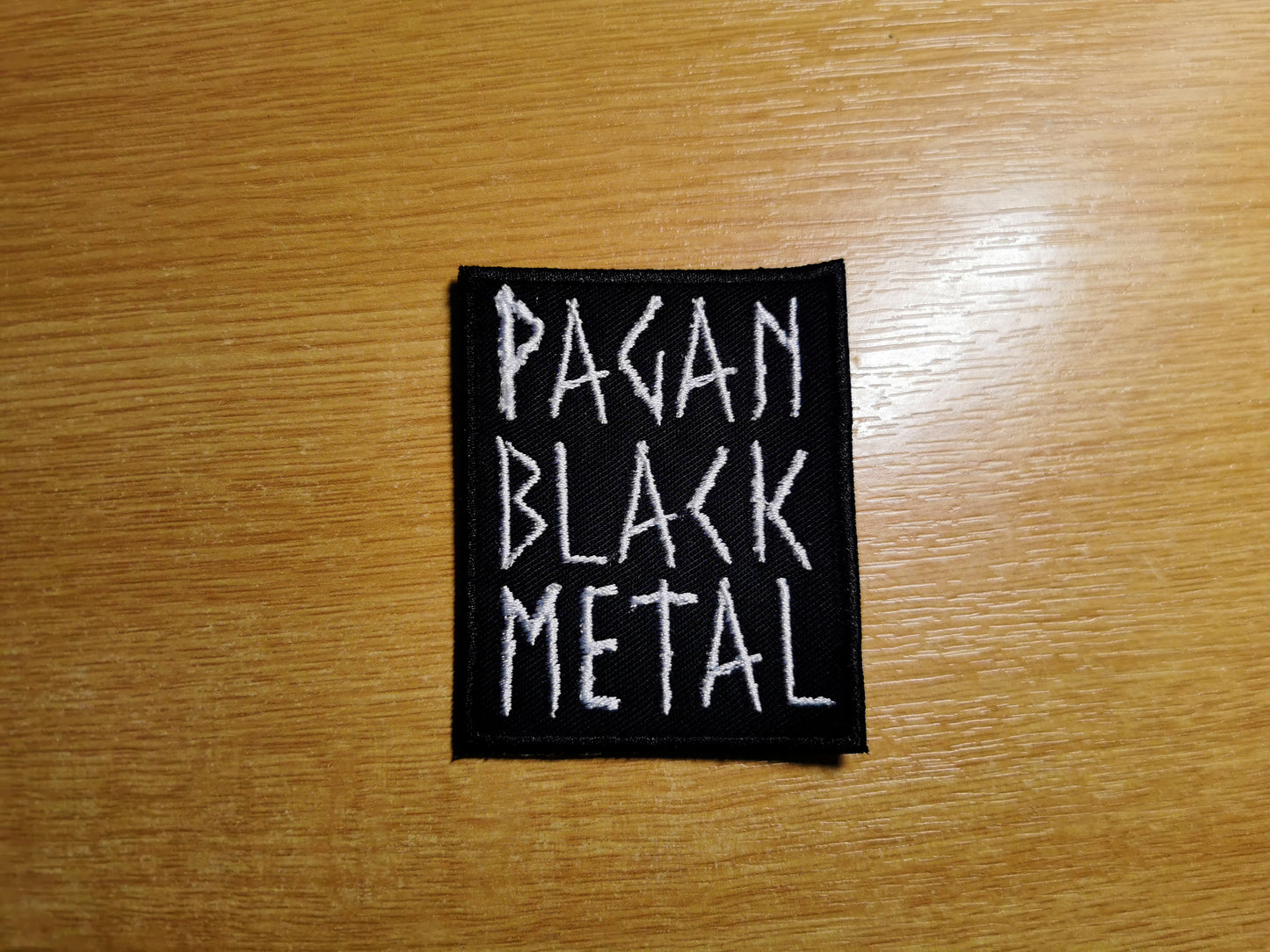 Pagan Black Metal Embroidered Patch