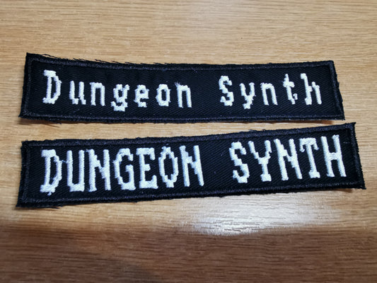 Dungeon Synth Embroidered Patch 8-Bit Retro Style