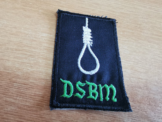 Depressive Black Metal Embroidered Patch Green