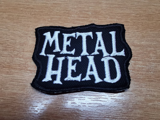 Metal Head Gothic Style Embroidered Patch