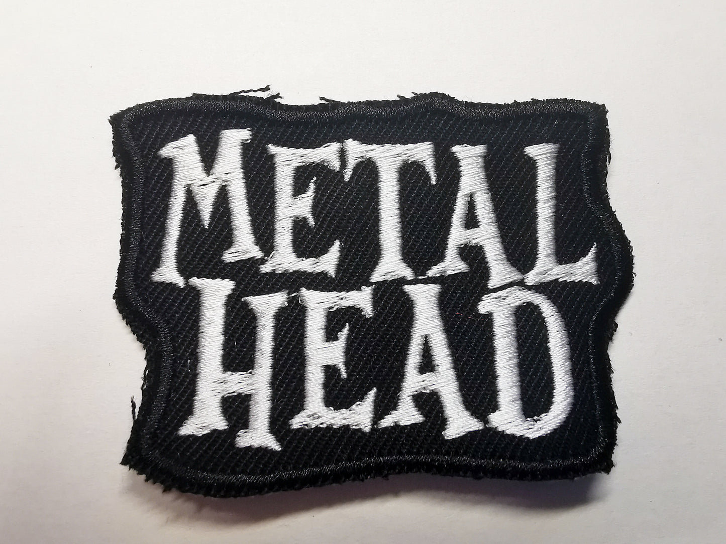 Metal Head Gothic Style Embroidered Patch