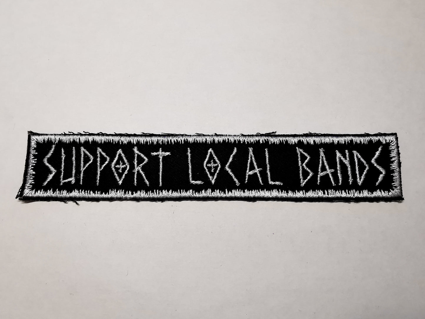 Support Local Bands Embroidered Patch