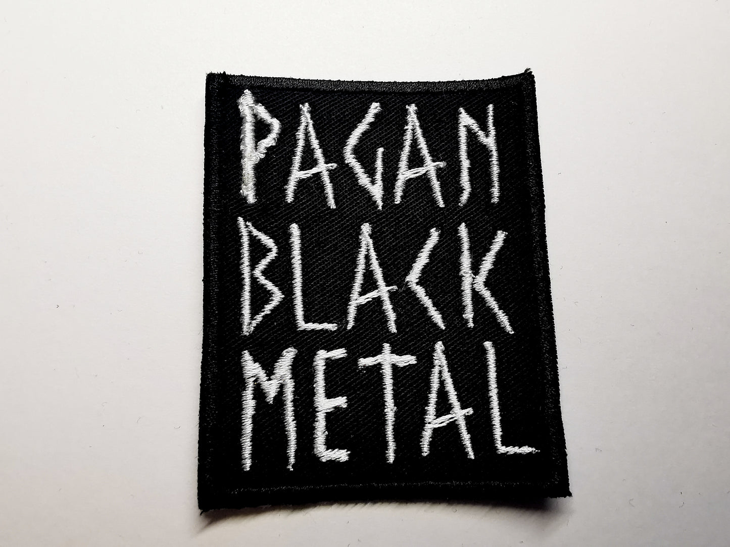 Pagan Black Metal Embroidered Patch