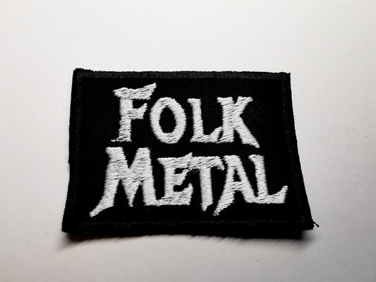 Folk Metal Embroidered Patch