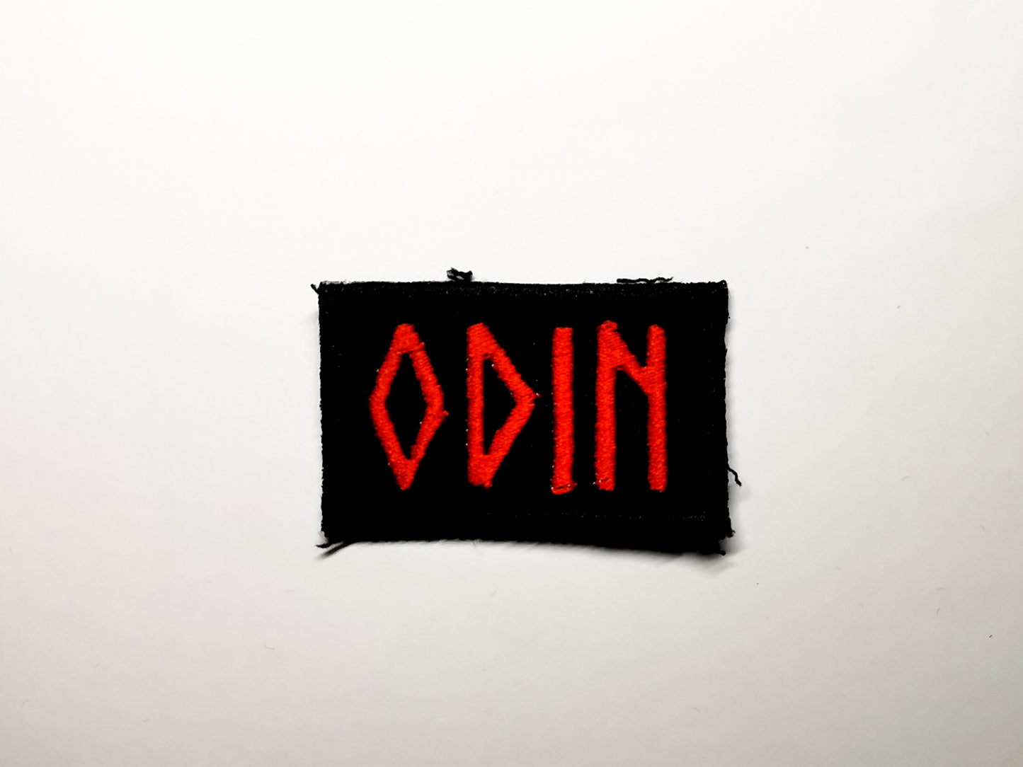 Odin Vikings Rune Red Embroidered Patch Vikings Gift