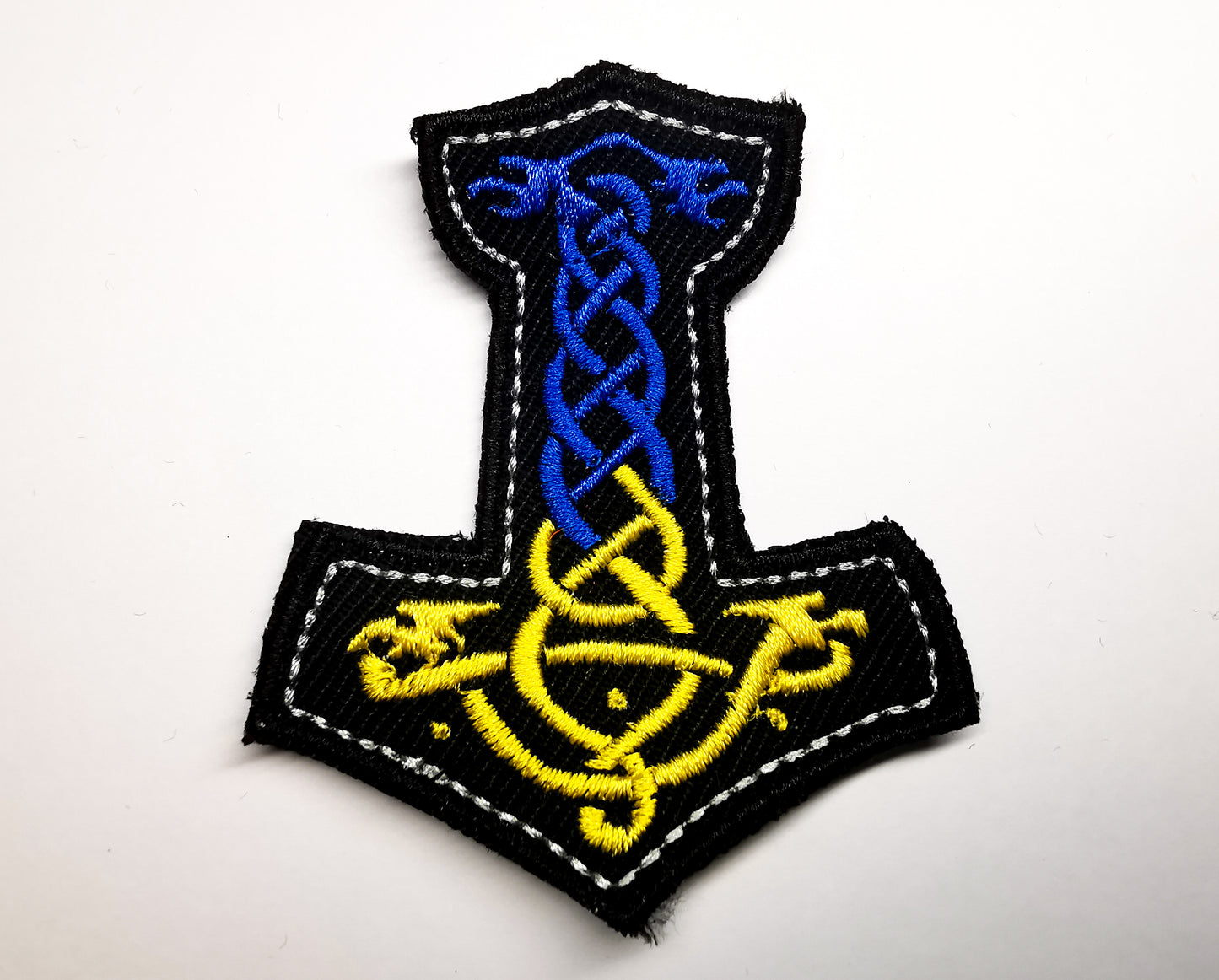 Ukraine Mjolnir Embroidered Patch - All Profits Donated