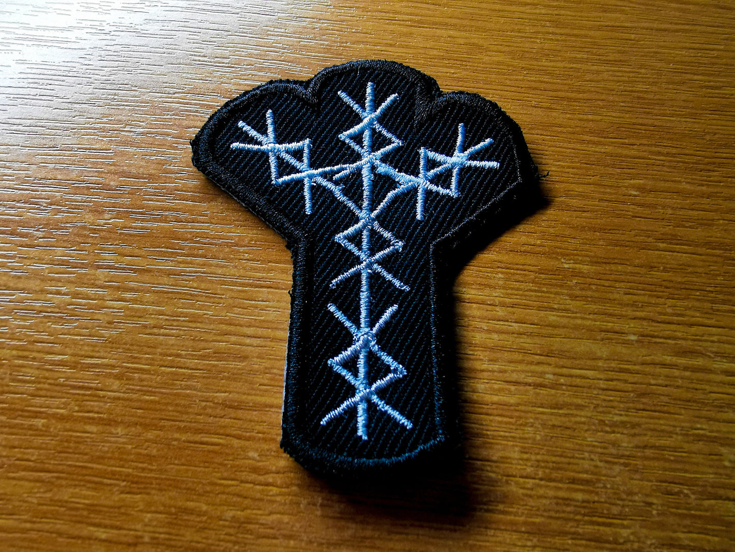 Protection Bindrunes and Algeiz Rune Viking Patch Iron On Embroidered Norse Heathenry Bind Runes