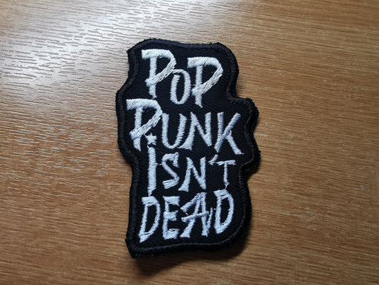 Pop Punk Isn't Dead Embroidered Iron On Patch Pop Punk 2022 Revival MGK Yung