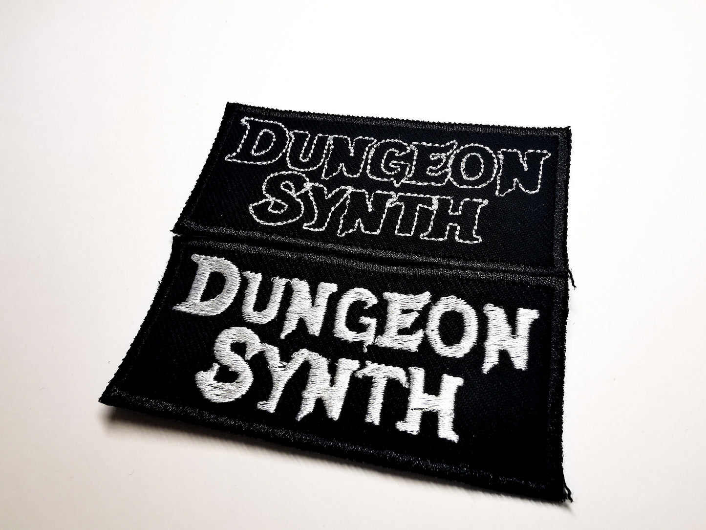 Dungeon Synth Outlines Embroidered Patch Ambient Summoning Caladan Brood Synth Black Metal Atmospheric