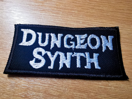 Dungeon Synth Embroidered Patch Ambient Summoning Caladan Brood Synth Black Metal Atmospheric