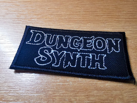 Dungeon Synth Outlines Embroidered Patch Ambient Summoning Caladan Brood Synth Black Metal Atmospheric