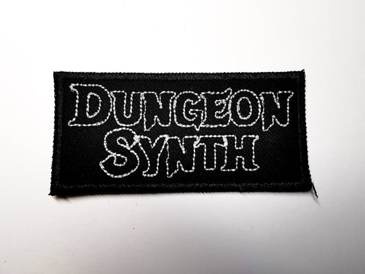 Dungeon Synth Outlines Embroidered Patch Ambient Summoning Caladan Brood Synth Black Metal Atmospheric