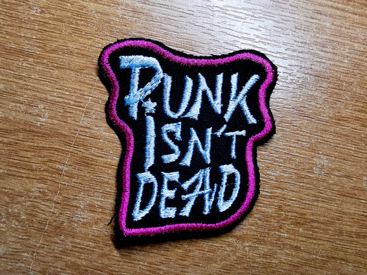 Pop Punk Isn't Dead Embroidered Iron On Patch Pop Punk 2022 Revival MGK Yung